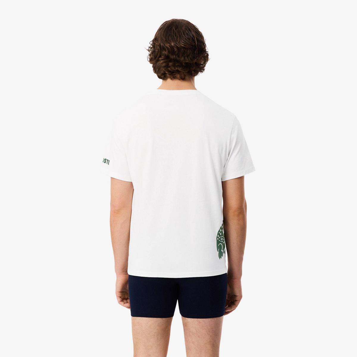 Lacoste Printed Cotton Lounge