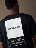 Columbia Black Barton Springs Back Print