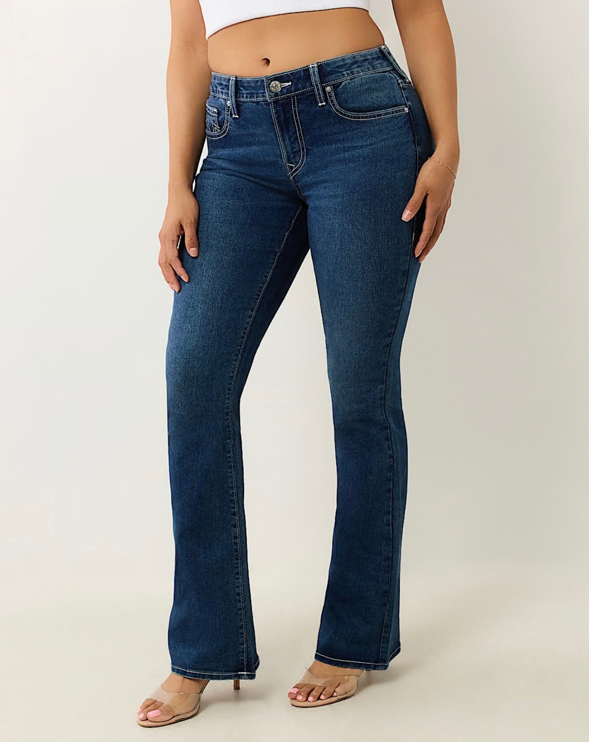 True Religion Becca Mid Rise Bootcut Jean