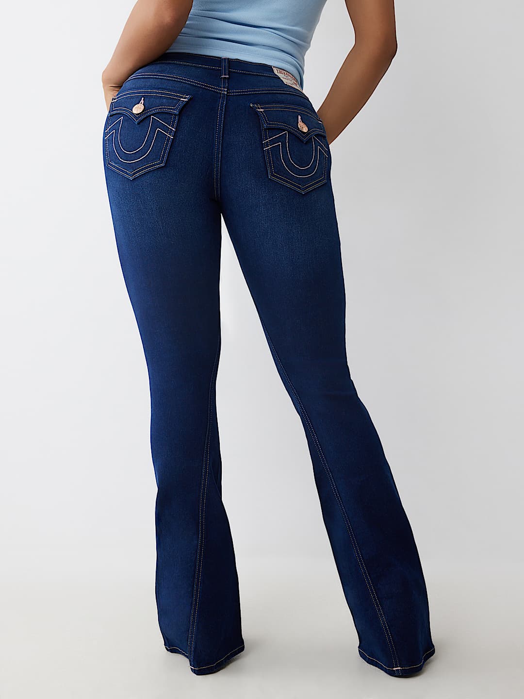 True Religion Joey Mid Rise Flare Jean