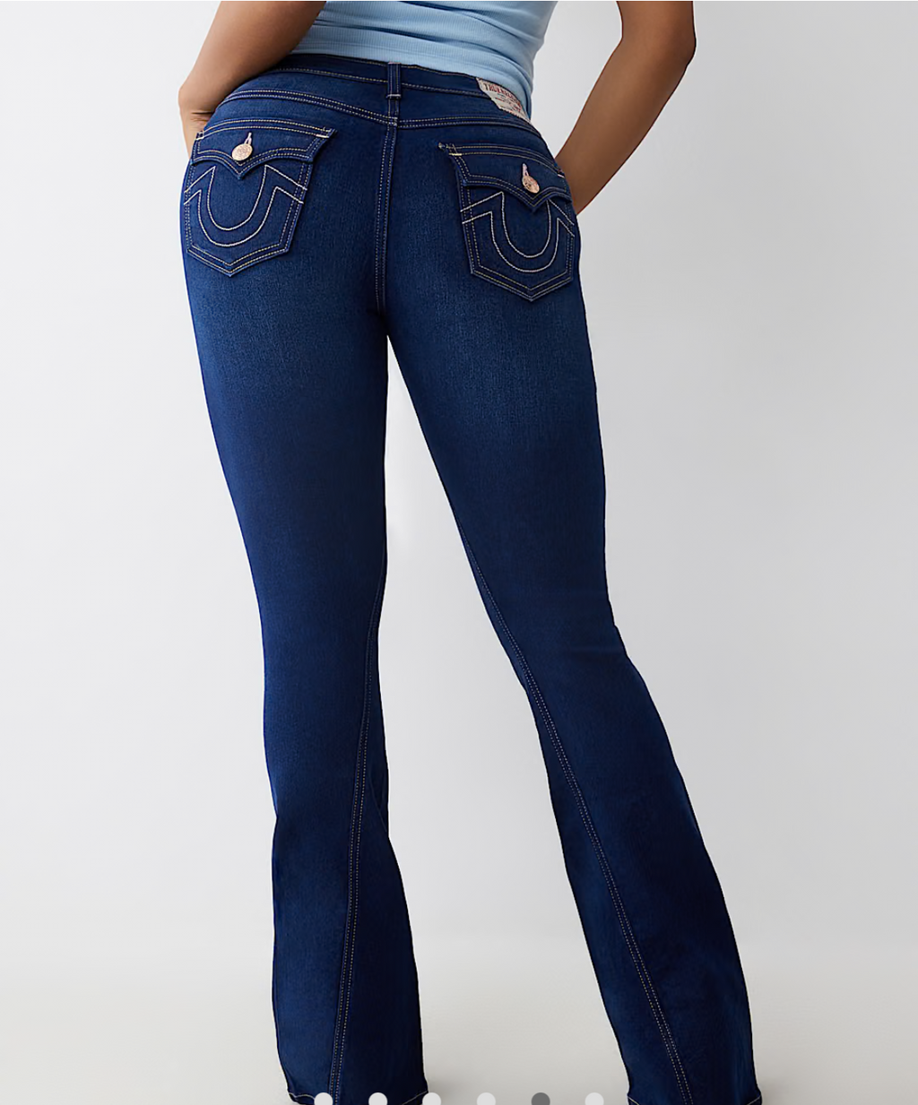 True Religion Joey Mid Rise Flare Jean