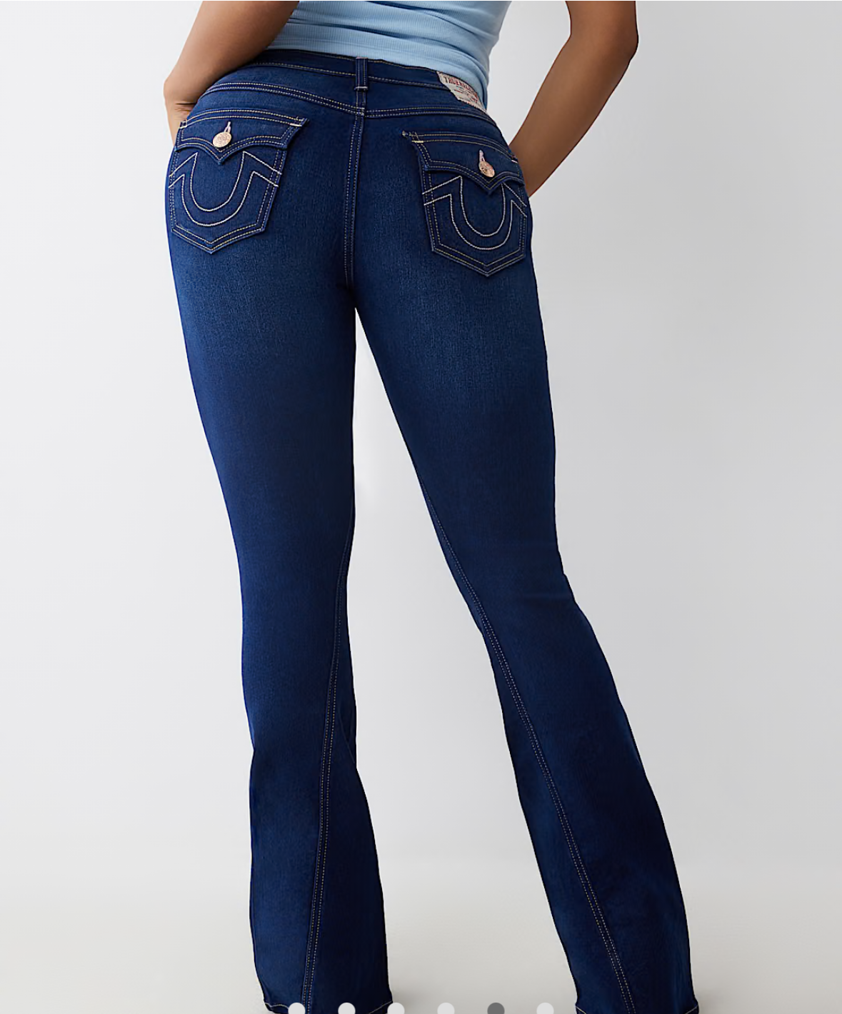 True Religion Joey Mid Rise Flare Jean