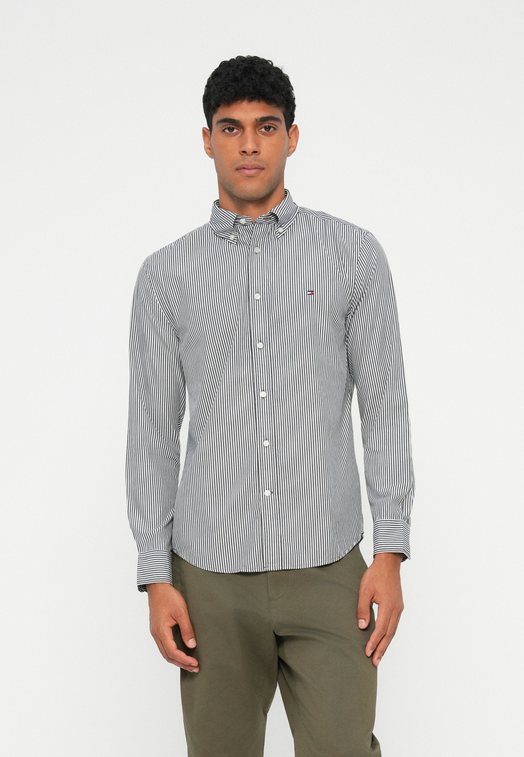 Tommy Hilfiger Regular Fit Shirt in Dark Grey