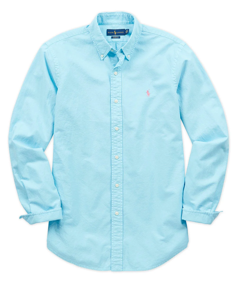 Polo Ralph Lauren Classic Fit Plaid Oxford Shirt