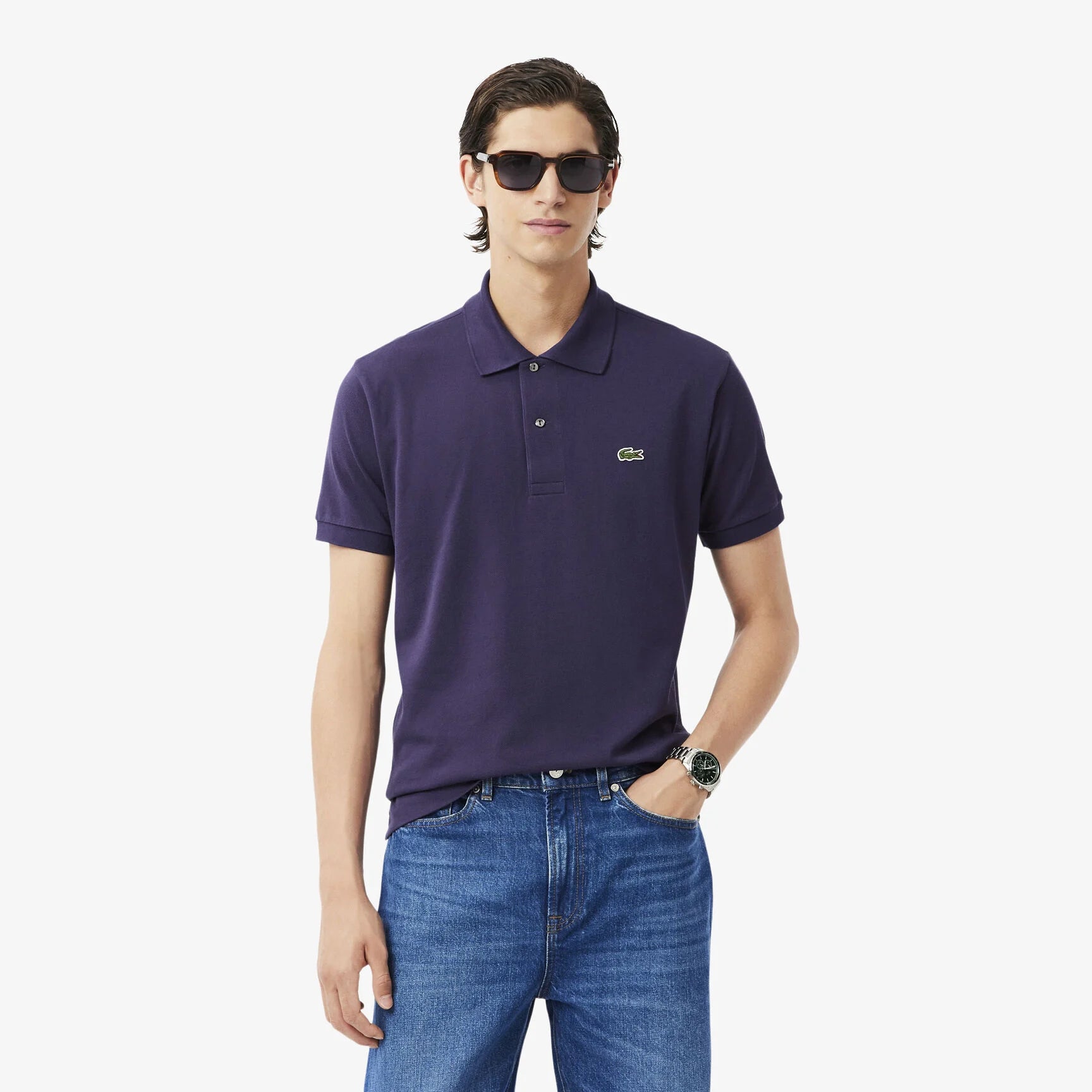 Lacoste Classic Fit Organic Cotton Pique Polo Shirt