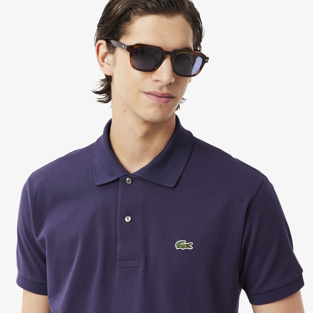 Lacoste Classic Fit Organic Cotton Pique Polo Shirt