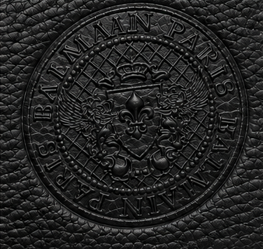 Balmain Paris Signature Leather Bifold Wallet