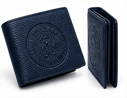 Balmain Paris Signature Leather Bifold Wallet