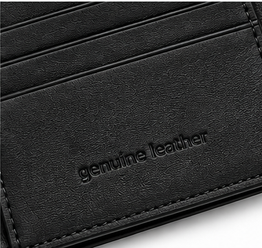 Balmain Paris Signature Leather Bifold Wallet
