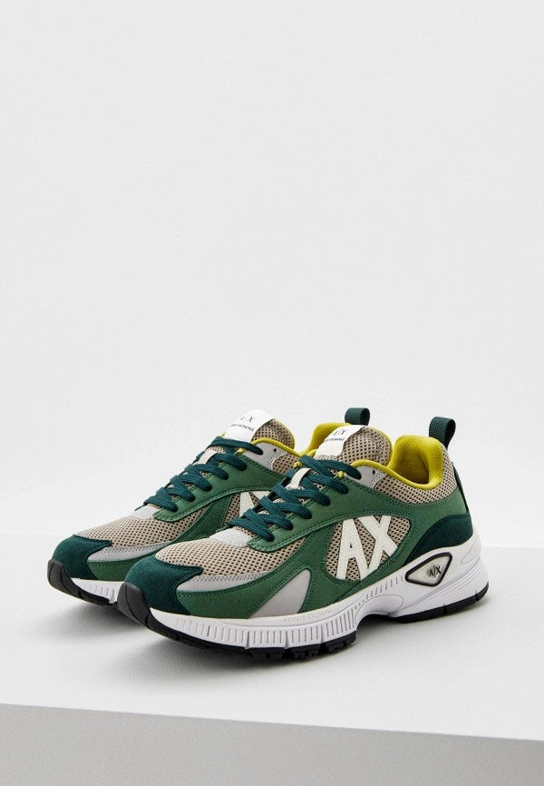 Armani Exchange Men's Chunky Mesh Tech Sneakers