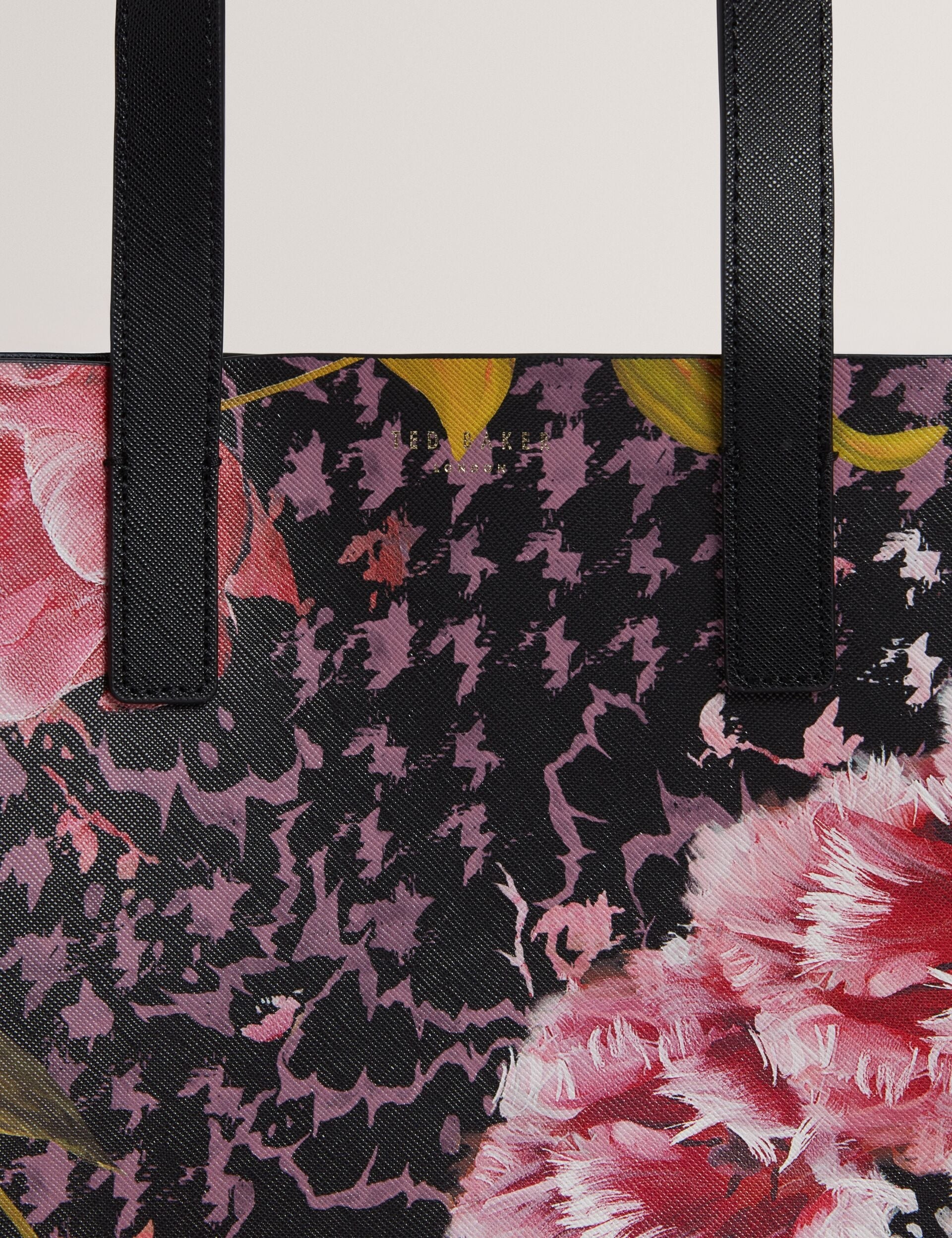 TED Baker Black Floral Check Print