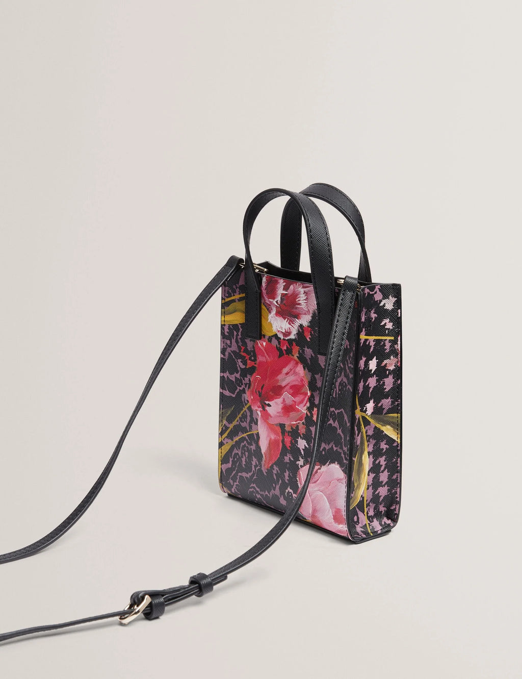 TED Baker Black Floral Check Print