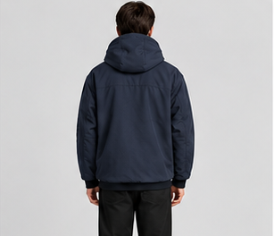Michael Kors Men's Hooded Softshell Jacket with Faux Sherpa Lining