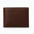 Tommy Hilfiger Brown Bifold Wallet – Classic Logo & ID Window