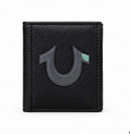 True Religion Turner Horseshoe Trifold Wallet In Black