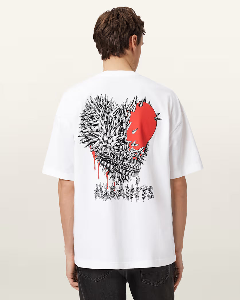 ALLSAINTS CHASTE OVERSIZED GRAPHIC T-SHIRT