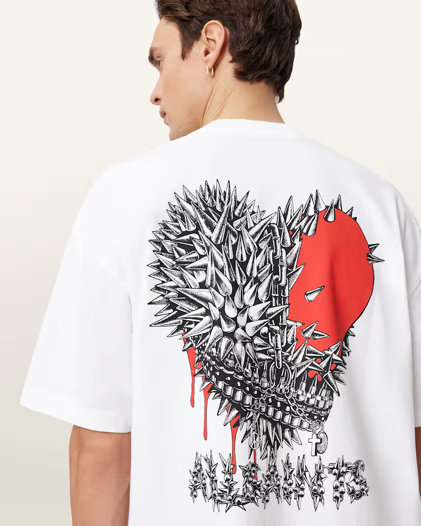 ALLSAINTS CHASTE OVERSIZED GRAPHIC T-SHIRT