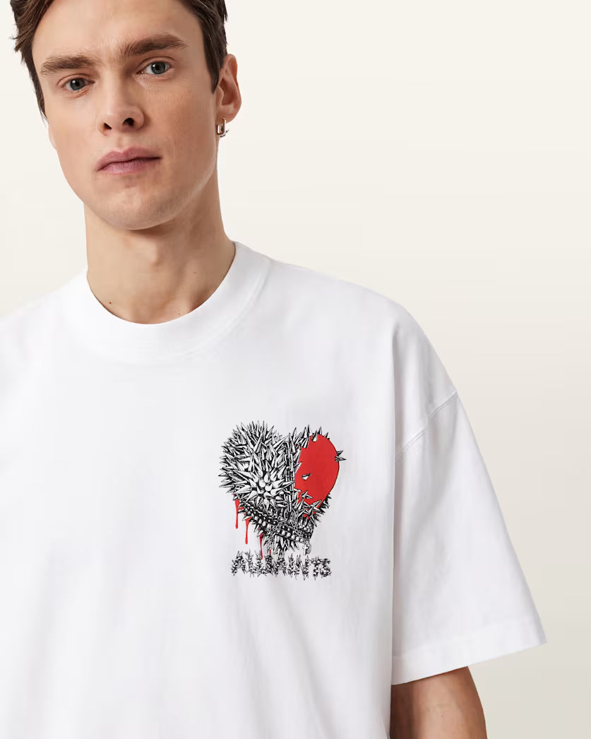 ALLSAINTS CHASTE OVERSIZED GRAPHIC T-SHIRT