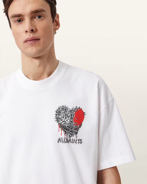 ALLSAINTS CHASTE OVERSIZED GRAPHIC T-SHIRT