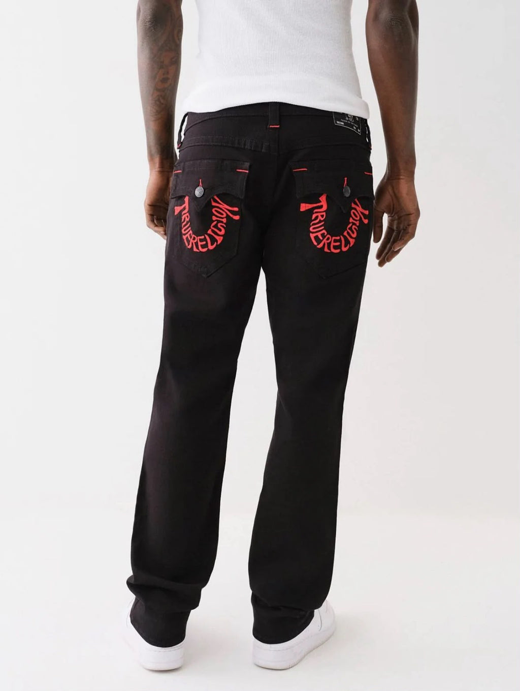 Men Embroidered Ricky Straight Fit Mid Rise Jeans