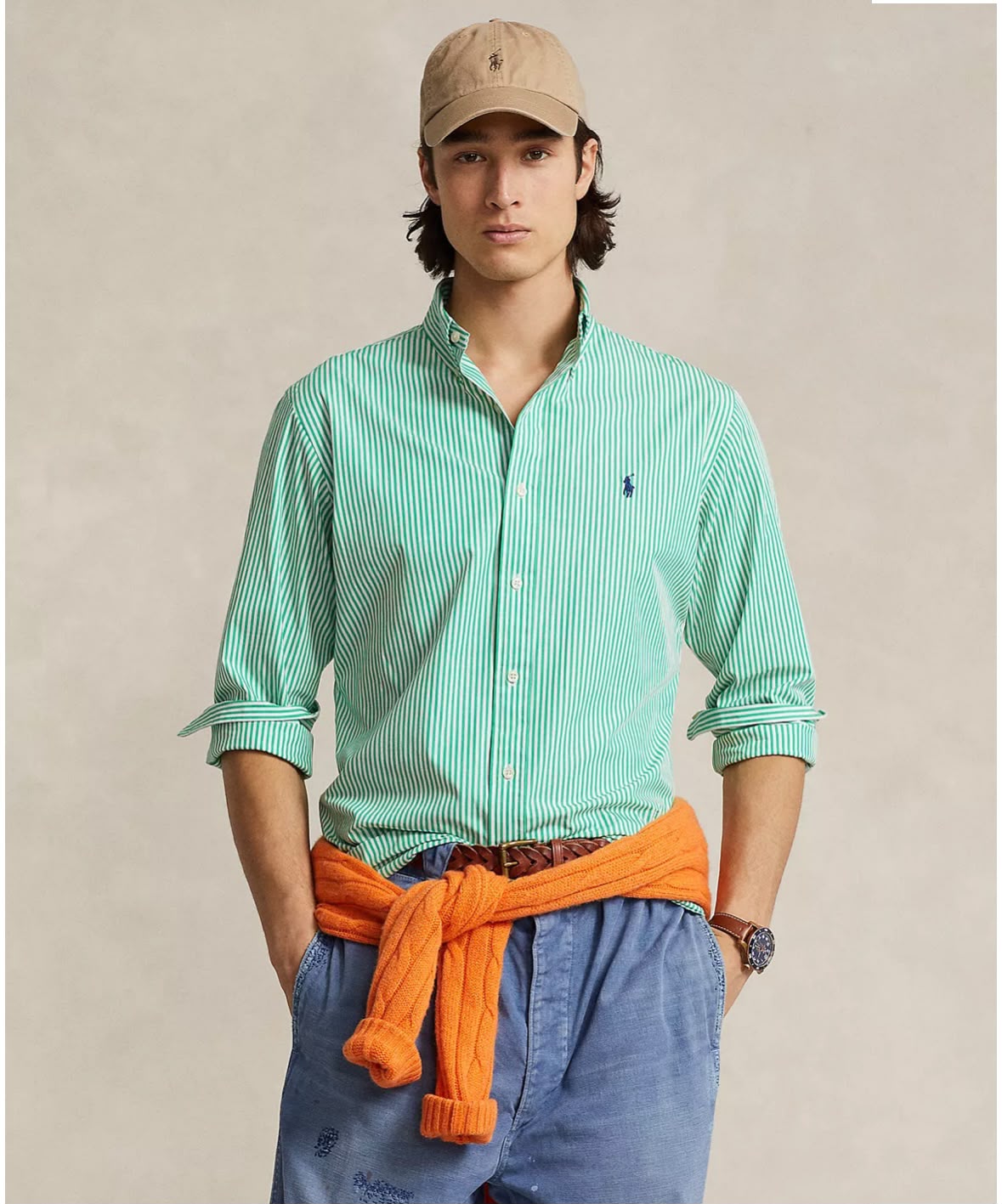 Polo Ralph Lauren slim fit - shirt green