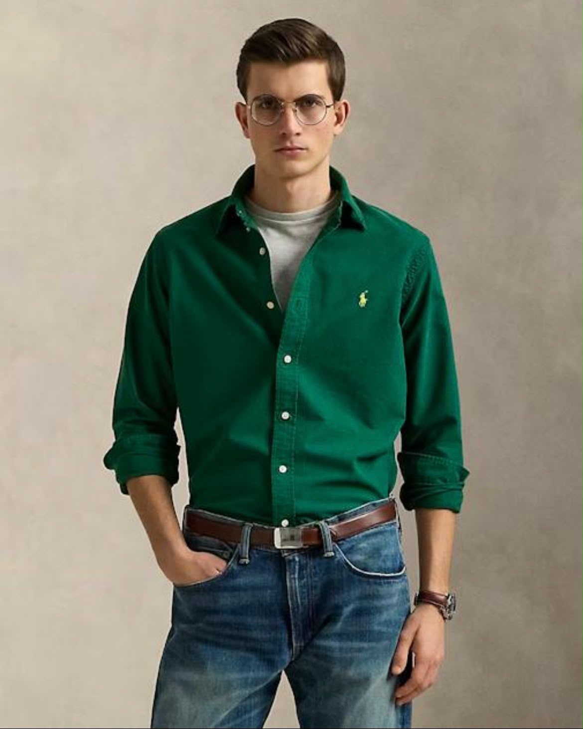 Polo Ralph Lauren Garment Dyed Oxford Button-Down Shirt Classic Fit