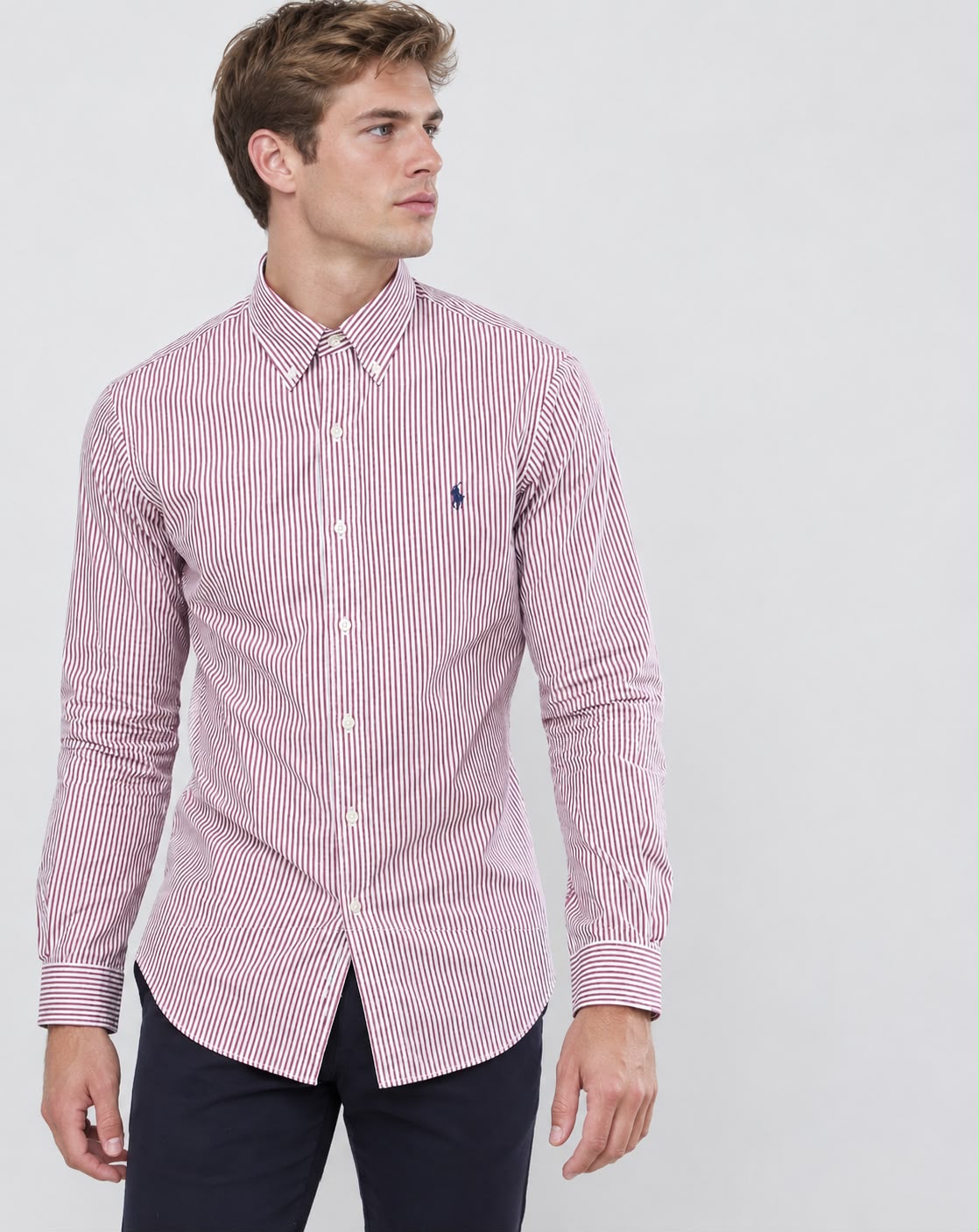 Polo Ralph Lauren cotton-Down Shirt Slim Fit