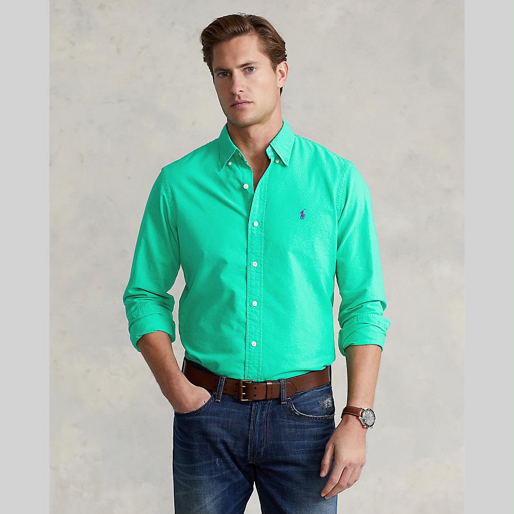 Polo Ralph Lauren Garment Dyed Oxford Button-Down Shirt Classic Fit