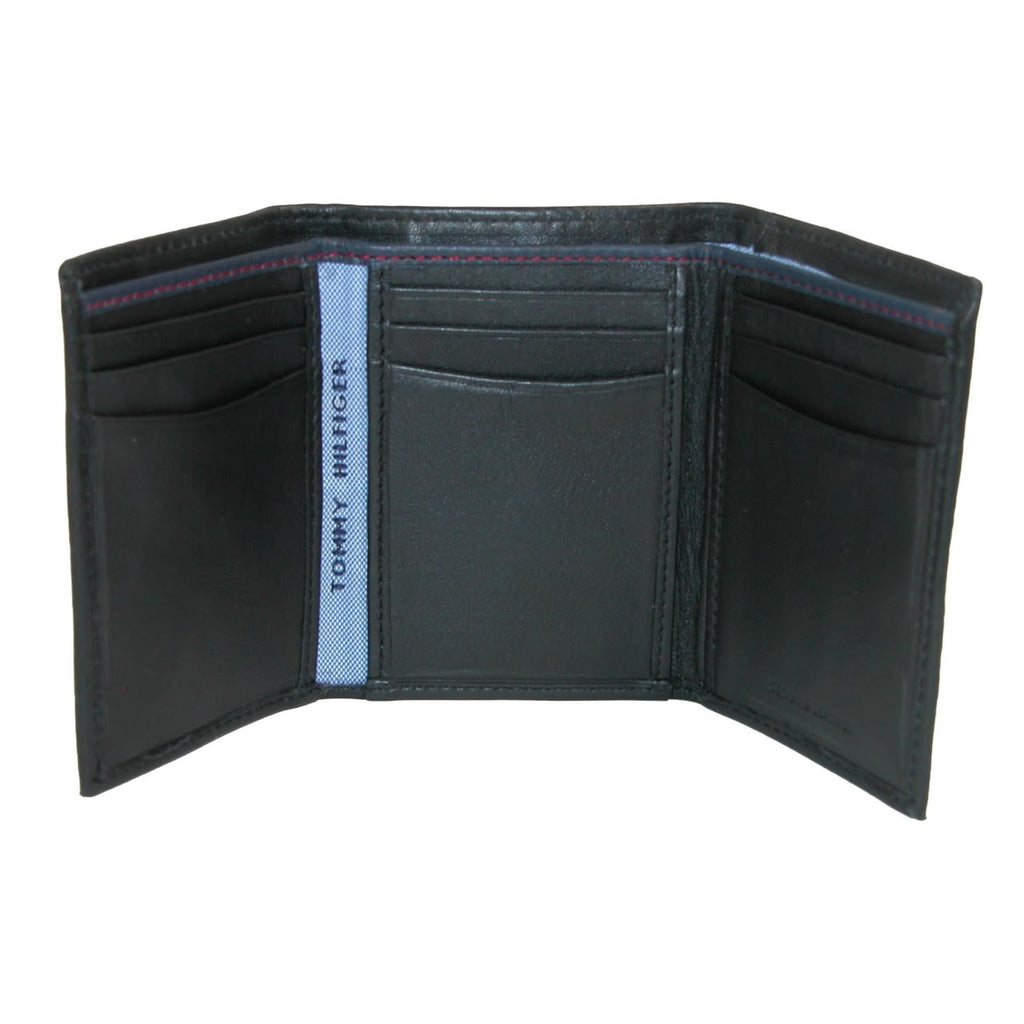 Tommy Hilfiger Men's Genuine Leather Trifold Wallet