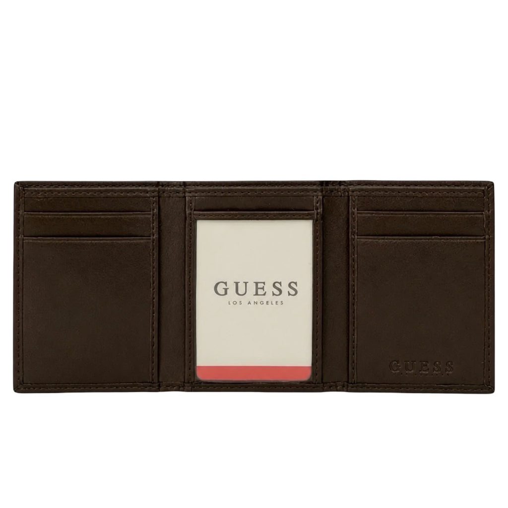 Guess Men Leather Trifold Wallet Wallet