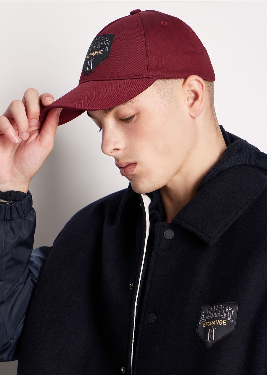 Armani Exchange Icon Logo Embroidered Cap