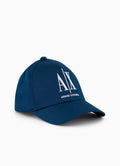 Armani Exchange Icon Logo Embroidered Cap - Deep Blue