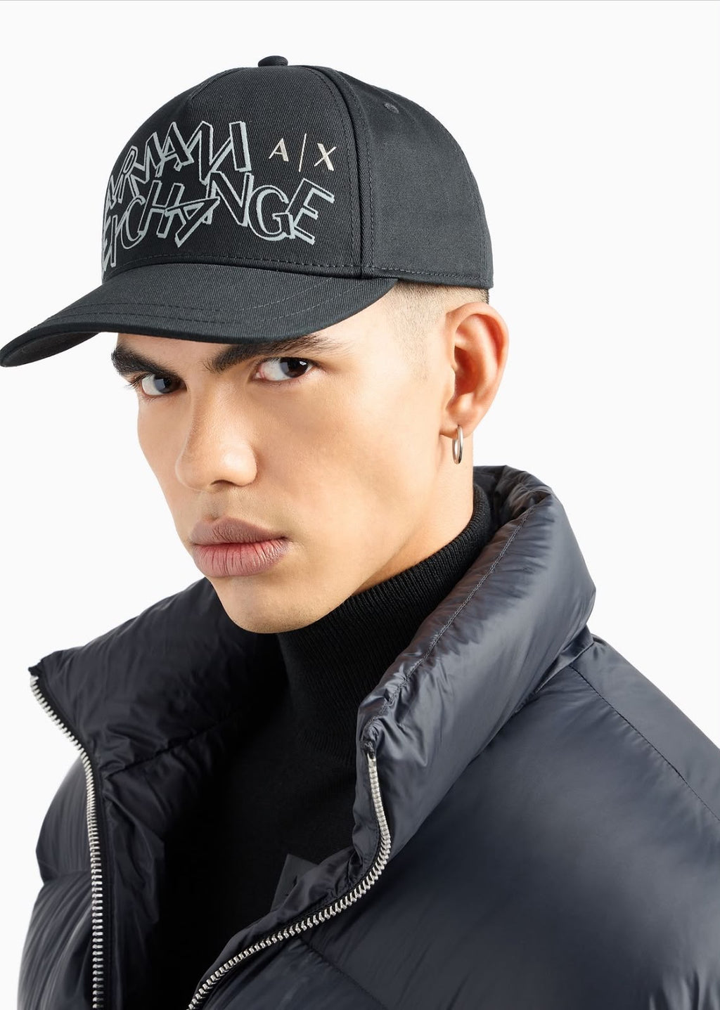 Armani Exchange Jacquard Cotton Baseball