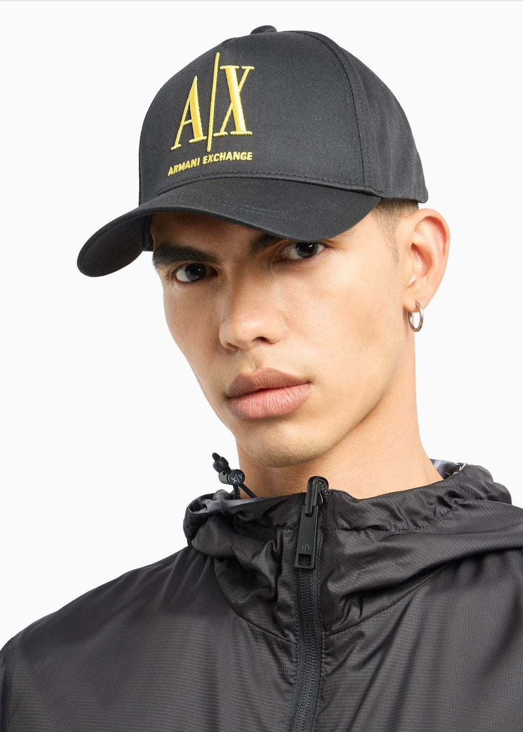 Armani Exchange Icon Logo Embroidered Cap