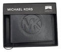 MK Black Leather Wallet
