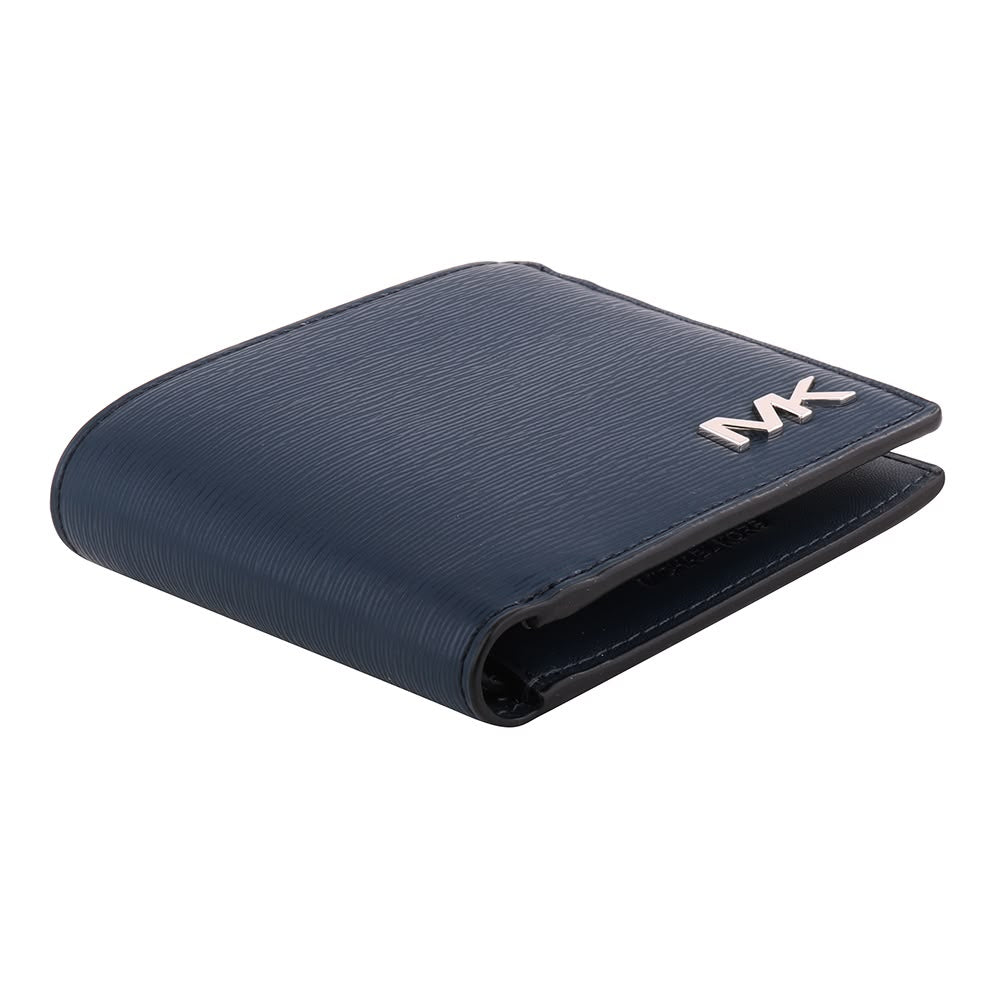 MK Navy Leather Wallet
