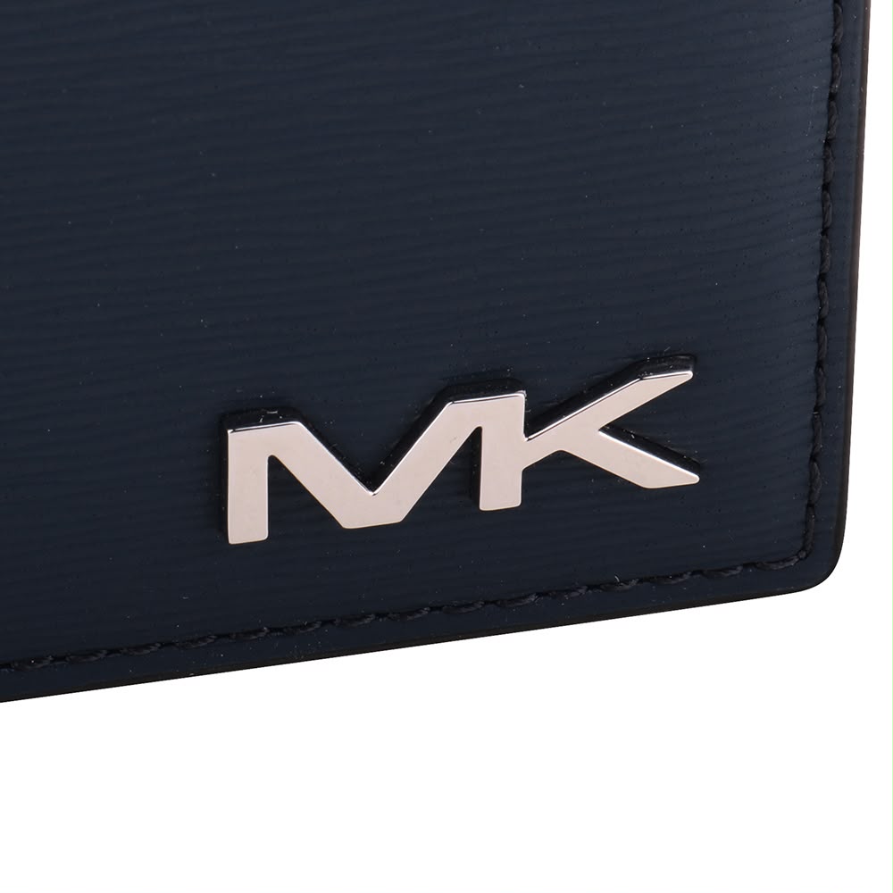 MK Navy Leather Wallet