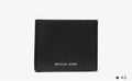 MK Black Leather Wallet