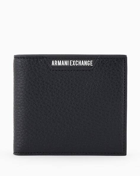 Armani Exchange Grey leather wallet