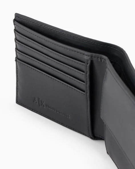 Armani Exchange Grey leather wallet