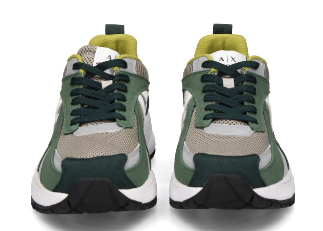 Armani Exchange Men's Chunky Mesh Tech Sneakers