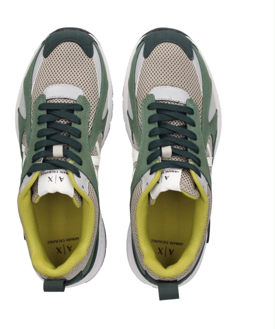 Armani Exchange Men's Chunky Mesh Tech Sneakers