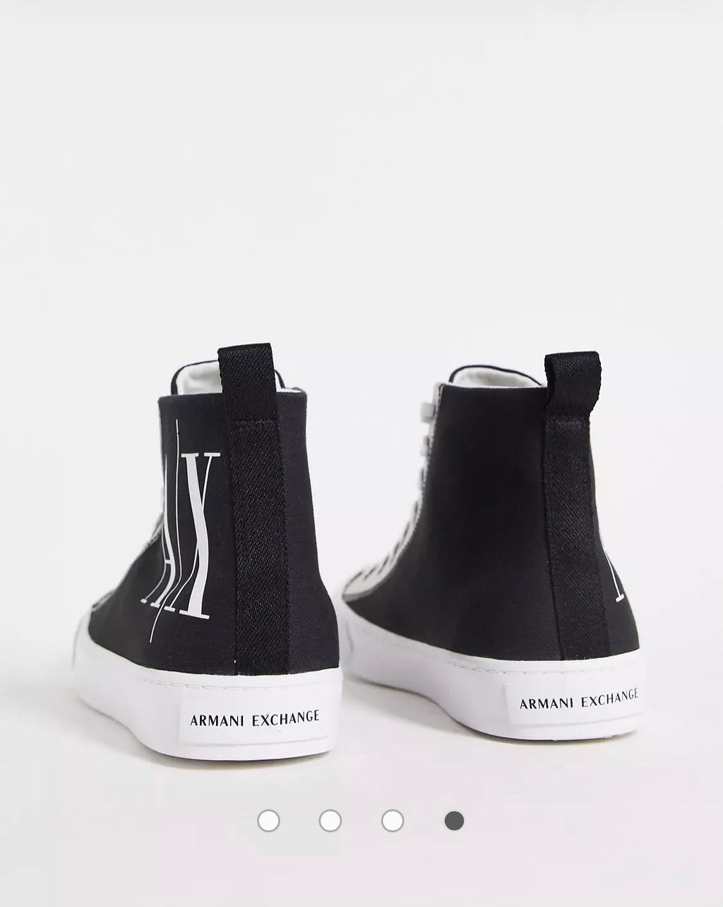Armani Exchange Icon Project Logo High Top Lace-Up Sneaker