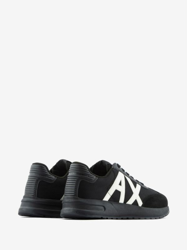 Armani Exchange Men's Logo Lace-Up Retro Running Sneakers