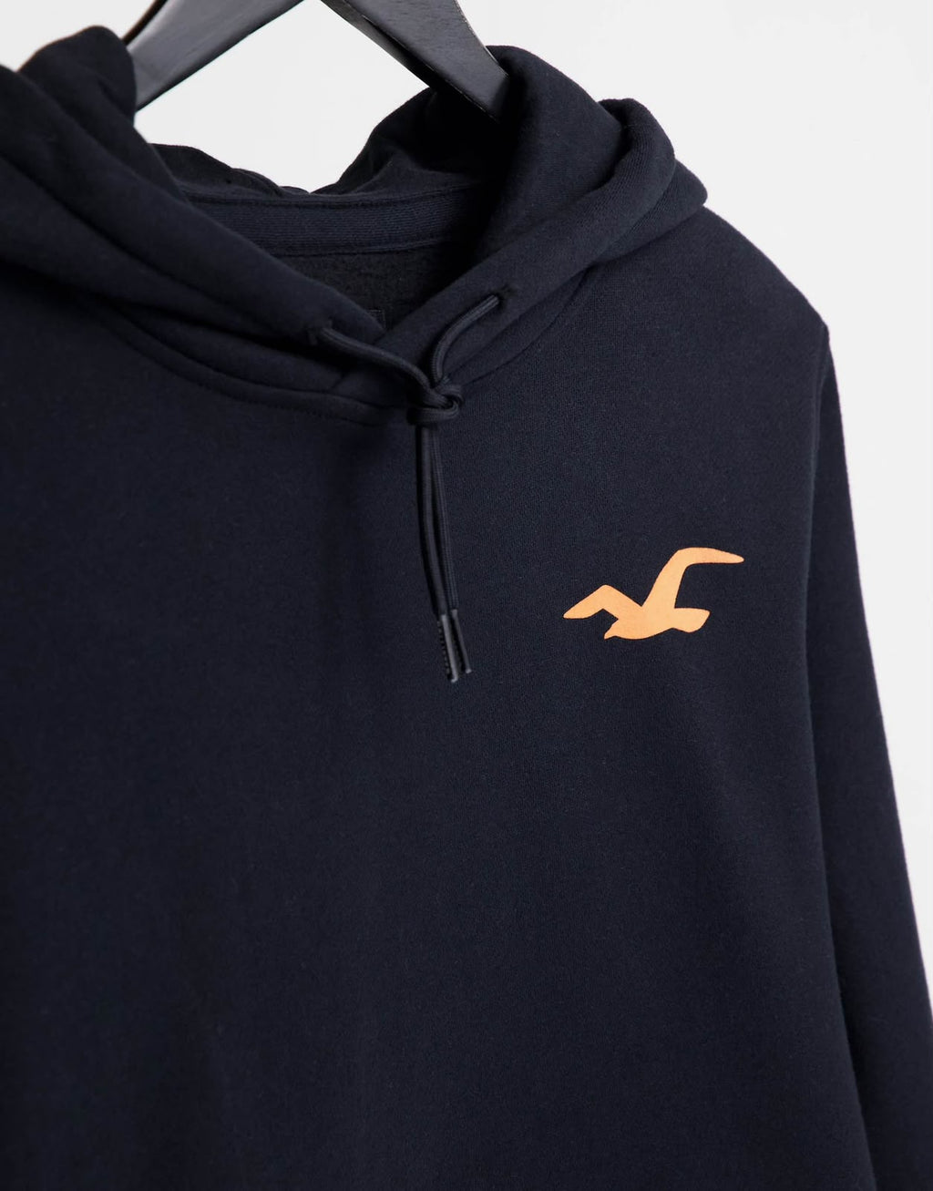 Hollister Men's Contrast Icon Logo Fleece Hoodie