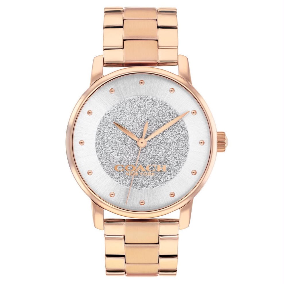 Coach Grand Quartz Ladies Watch and Bracelet Set