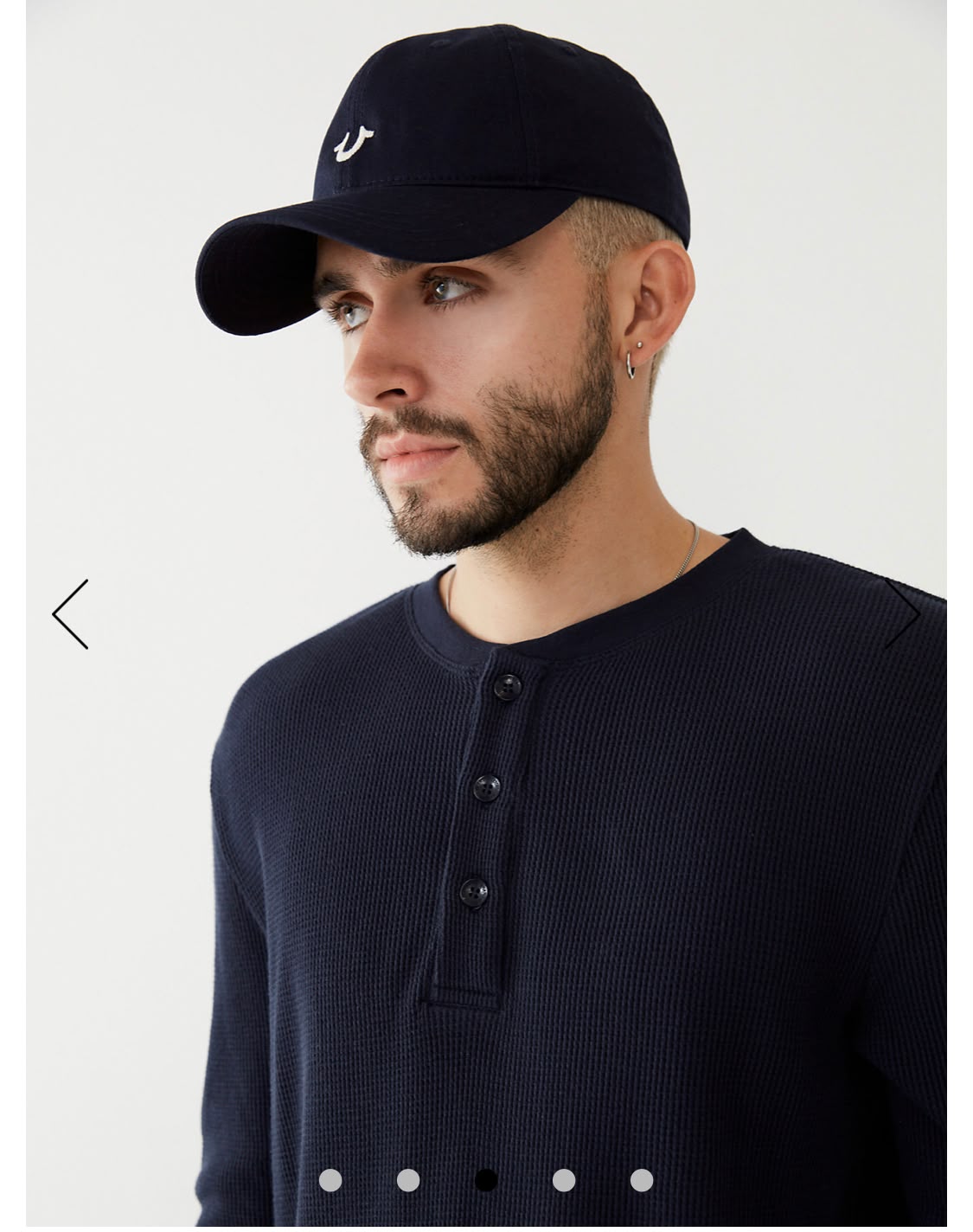 True Religion CORE LOGO BASEBALL CAP