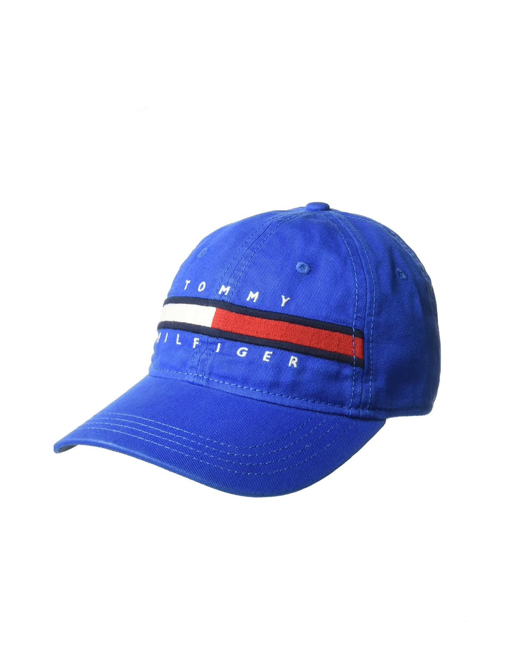Tommy Hilfiger Men’s Cotton Avery Adjustable Baseball Cap, Nautical Blue, One Size