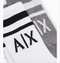 A|X Armani Exchange  Logo Crew Socks 2-pack Socks