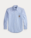 Classic Fit Dog-Embroidered Oxford Shirt
